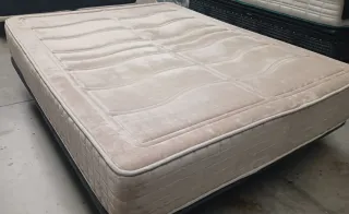 150X190 | COLCHON VISCO + BASE TAPIZADA 3D