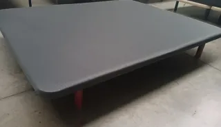 150X190 | COLCHON VISCO + BASE TAPIZADA 3D