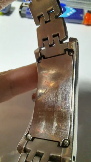 Reloj Festina Rectangular Plata y Azul