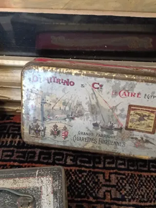 Lotto di 3 Scatole di Latta Antiche