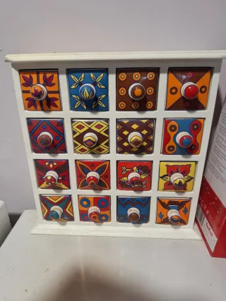 Mueble especiero 16 cajones cerámica