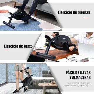 Bici Estática de Pedales con Monitor Eléctrico