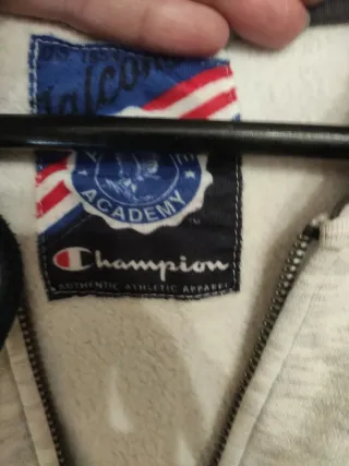 Felpa Champion Uomo Grigia Zip M