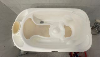 Bañera bebé con soportes ajustables
