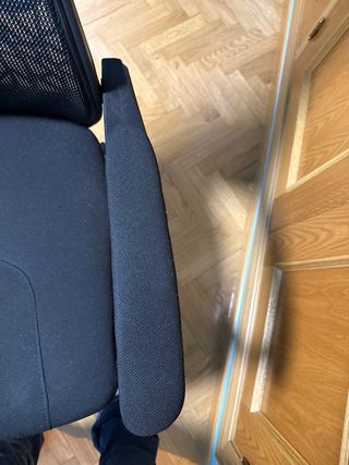 Silla de estudio ergonómica negra