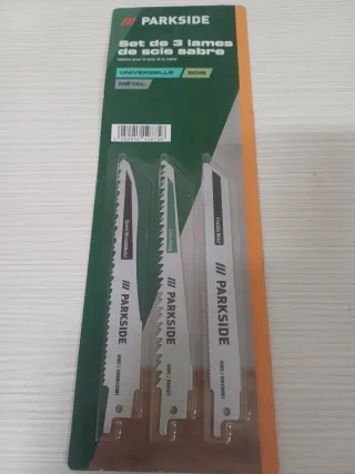 Set 3 lame Parkside per seghetto alternativo
