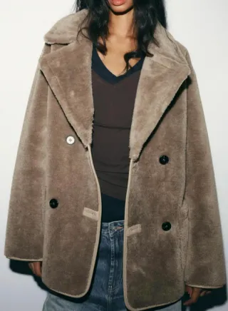 Abrigo reversible Zara