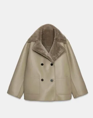 Abrigo reversible Zara