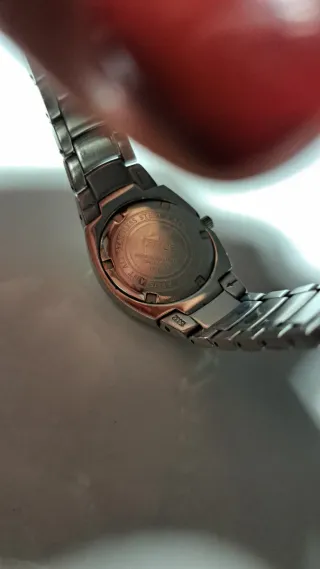 Reloj Lotus Plateado y Naranja