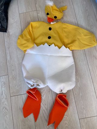 Disfraz de pollito para bebé