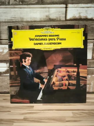 Vinilo Johannes Brahms Variaciones Piano