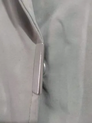 Gabardina Damart verde claro