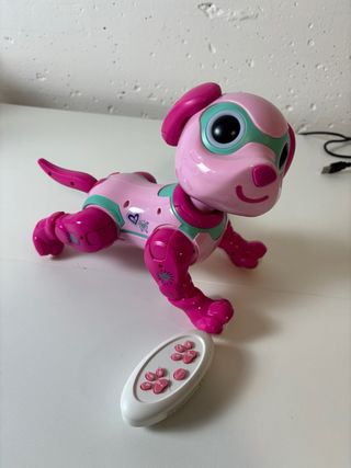 Cagnolino elettronico rosa con telecomando