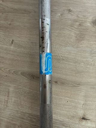 Discos de pesa Salter y barra