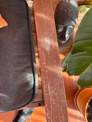 Sofá exterior madera 2 plazas