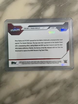 Topps Now WWE Raw - IYO SKY / RHEA RIPLEY