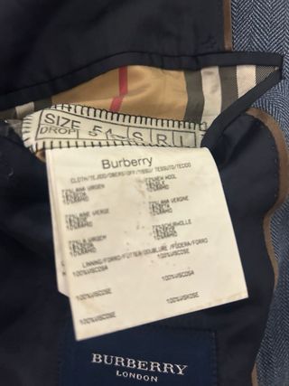 Chaqueta Traje Burberry London
