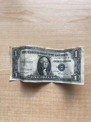 Billete 1 Dólar Plata Serie 1935