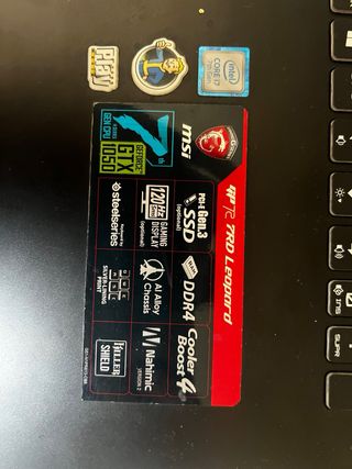 MSI Portatil Gaming GP72 7RD Leopard GTX 1050