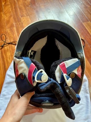 Casco de esquí Roxy floral blanco