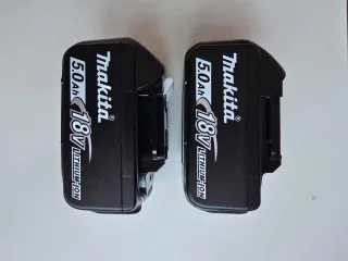2x Batterie Makita 18V 5Ah Li-Ion Nuove