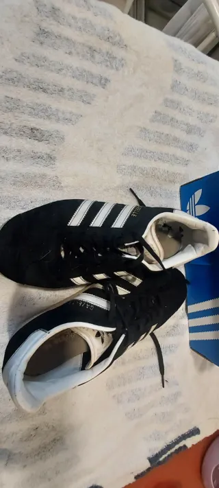 Zapatillas Adidas Gazelle Negras Talla 37 1/3