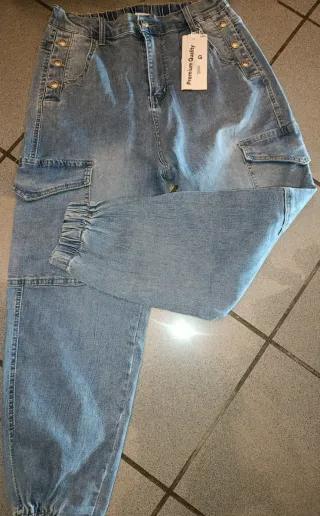 Pantaloni cargo donna XL nuovi con cartellino Top