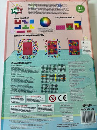 Gioco Blocchi Costruzione 55 Pezzi