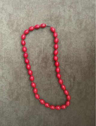 Collana da donna rossa