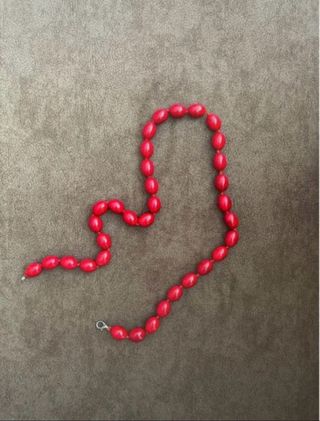 Collana da donna rossa