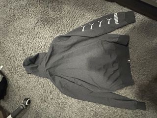 Sudadera Puma Gris con Cremallera