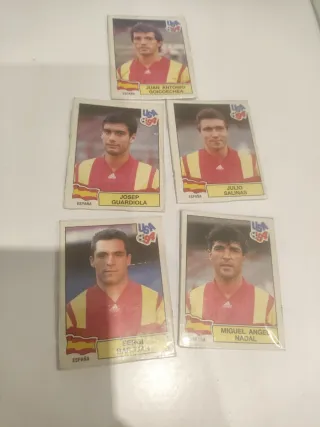 Cromos Mundial 94 España Jugadores