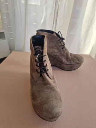 Botines cuña piel Pons Quintana T 38