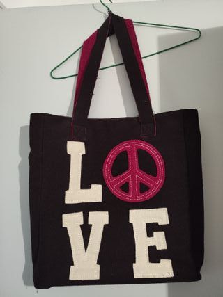 Bolso de Hombro LOVE  - Kbas - buen estado