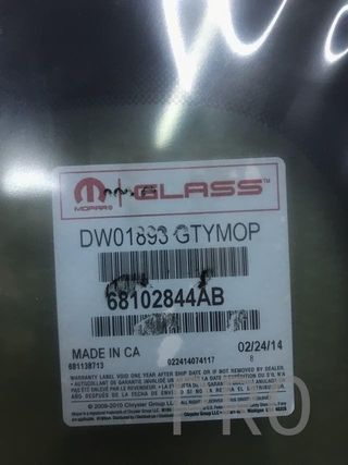 Luna delantera chrysler dodge nuevo