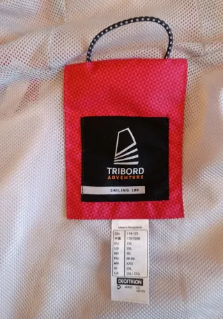 Chaqueta Impermeable Tribord Rosa