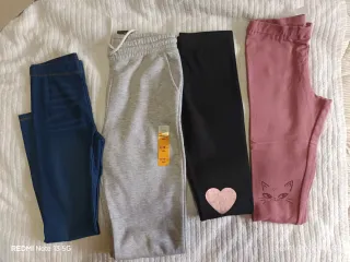 Conjunto 4 Pantalones Niña (Talla M)