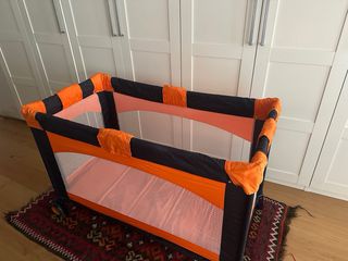 Cuna de viaje Prenatal naranja