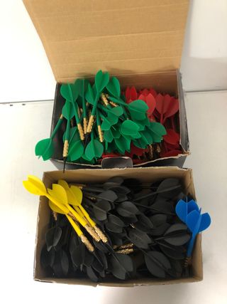 Lote 160 dardos (varios colores)