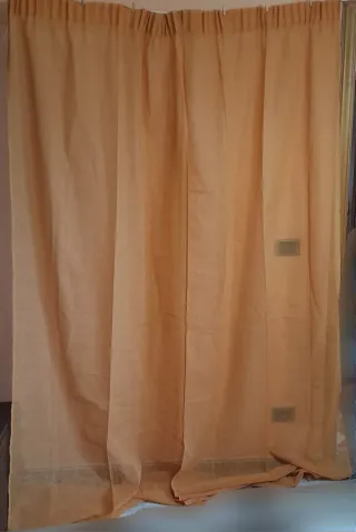 2 teli tende arancione