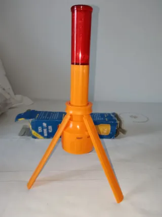 Baliza Linterna Plástico Vintage Sin Usar