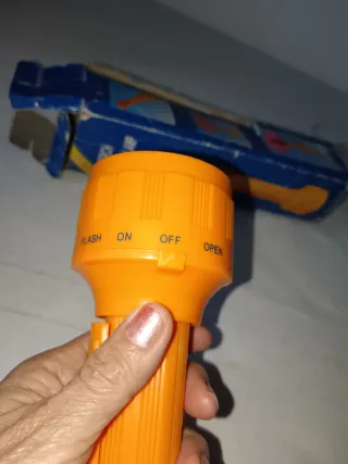 Baliza Linterna Plástico Vintage Sin Usar