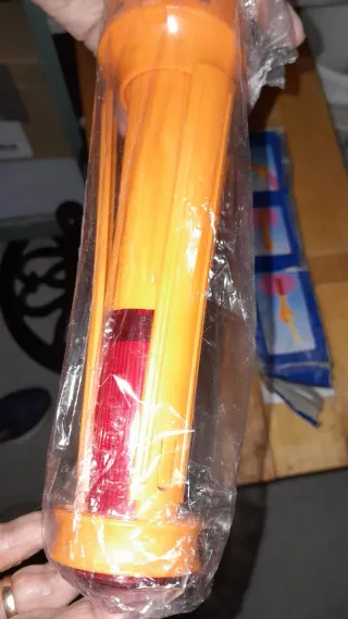 Baliza Linterna Plástico Vintage Sin Usar