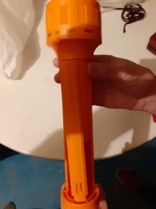 Baliza Linterna Plástico Vintage Sin Usar