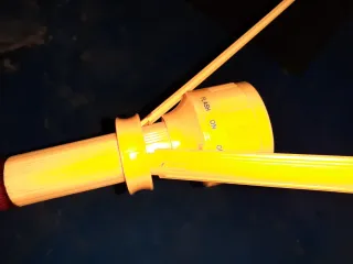 Baliza Linterna Plástico Vintage Sin Usar