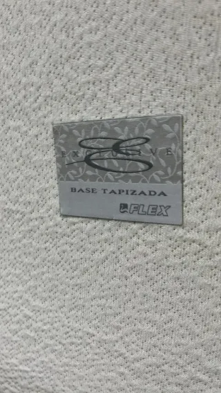 Base tapizada 25 - 150x190cm Flex gris