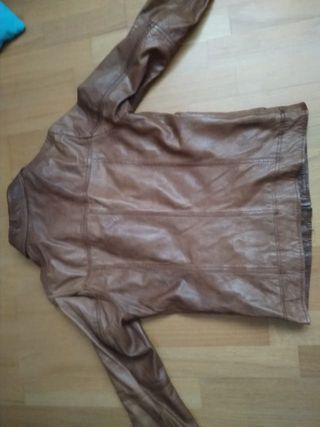 Chaqueta de piel Massimo Dutti mujer