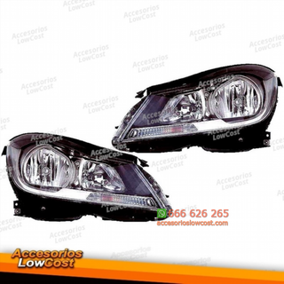 FAROS DELANTEROS MERCEDES W204 CLASE C (10-14)