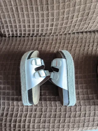 Sandalias blancas mujer talla 36