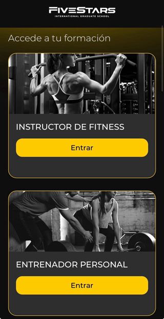 Curso Fivestars – Entrenador Personal + Nutrición